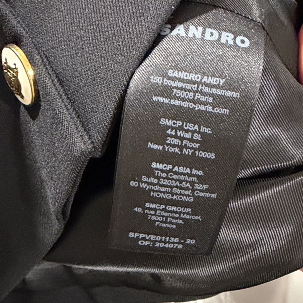 Sandro Short-Sleeved Jacket - Picture 7 of 7